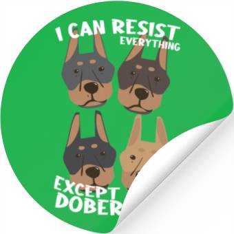 Discover Doberman Lover Stickers