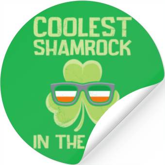Discover Coolest Shamrock St Patrick's Day Stickers