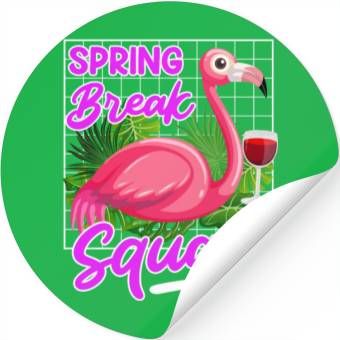 Discover Spring Break Squad Summer Vacation Spring Break Stickers