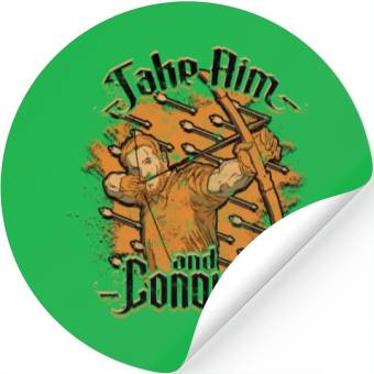 Discover Take aim and conquer - Archery Stickers