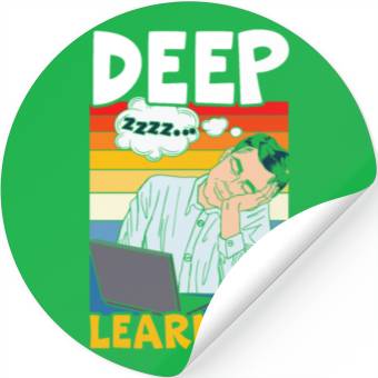 Discover Deep Learning AI Artificial Intelligence Robotics Stickers