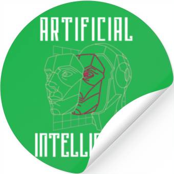 Discover Deep Learning AI Artificial Intelligence Robotics Stickers