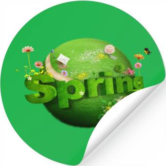 Discover Spring Season Stickers