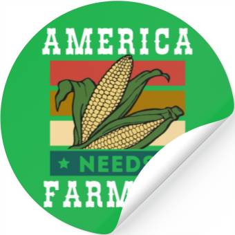 Discover America Needs Farmers Stickers
