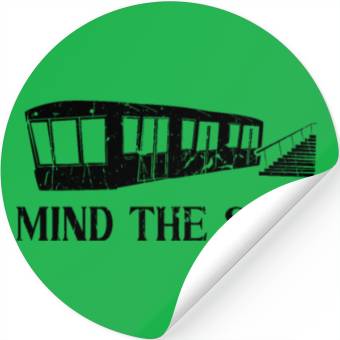Discover Mind the Step - Train Stickers