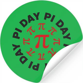 Discover Pi Day Stickers