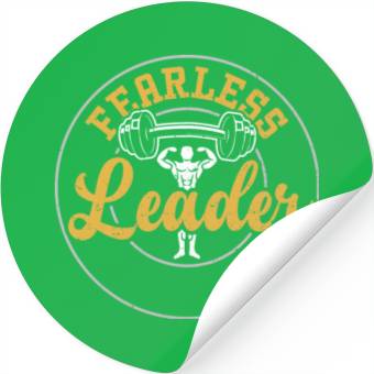 Discover Fearless Leader - Gym Stickers