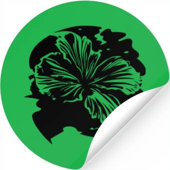 Discover hawaii hibiscus vector Stickers