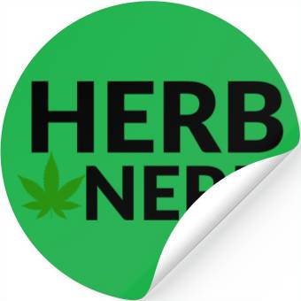 Discover HERB NERD Stickers