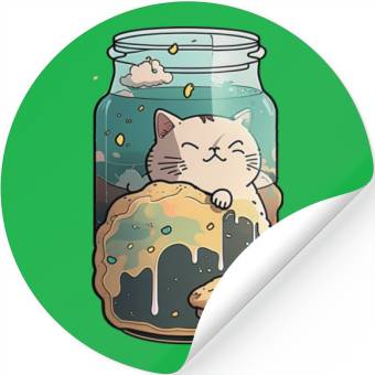 Discover Cat in the Cookie Jar Stickers