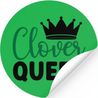 Discover Clover Queen Stickers