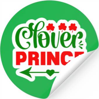 Discover Clover Prince Stickers