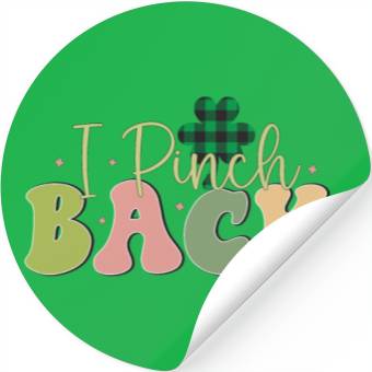 Discover I Pinch Back Sublimation Stickers