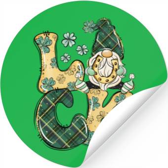 Discover Luck sublimation Stickers