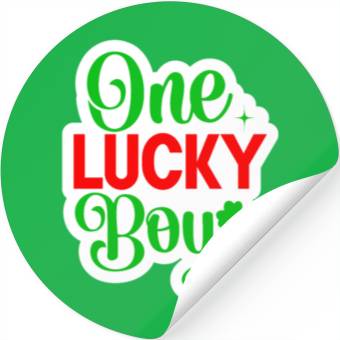 Discover One Lucky Boy Stickers