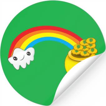 Discover Patricks Day Rainbow with Stickers