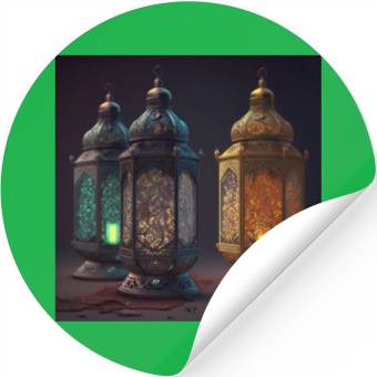 Discover Ramadan lanterns Stickers