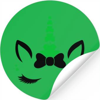 Discover Vector Saint patrick s day unicorn design Stickers