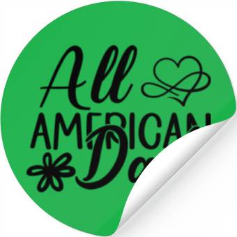 Discover All American Dad Stickers