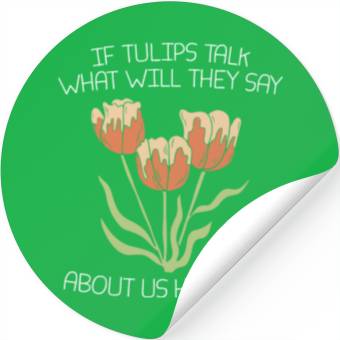 Discover Tulip Gardening Funny Stickers