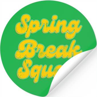 Discover Spring Break Squad Summer Vacation Spring Break Stickers