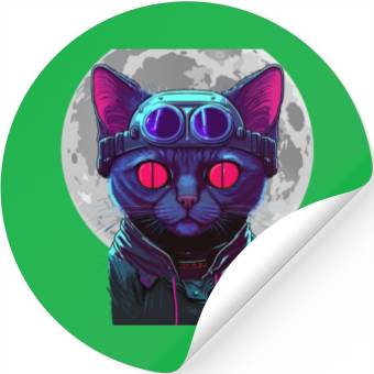 Discover SPACE CAT 1 Stickers