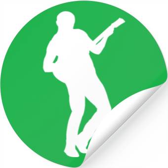 Discover guitar player Stickers