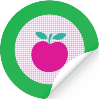 Discover pink apple Stickers
