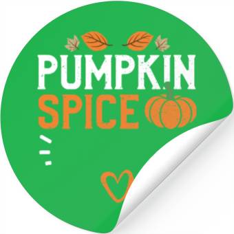 Discover Pumpkin Spice - Pumpkin Stickers