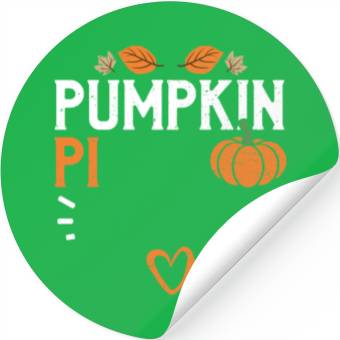 Discover Pumpkin Pi - Pumpkin Stickers