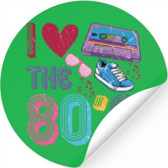 Discover I Love The 80s Stickers