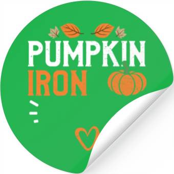 Discover Pumpkin Iron - Pumpkin Stickers
