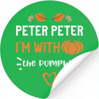Discover Peter Peter I'm with the Pumpkin Stickers