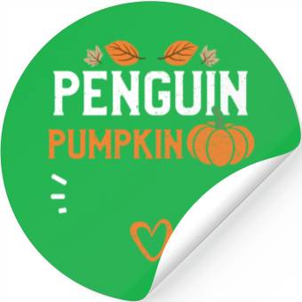 Discover Penguin Pumpkin - Pumpkin Stickers