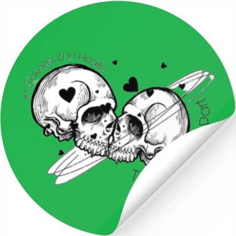 Discover till death do us part Stickers