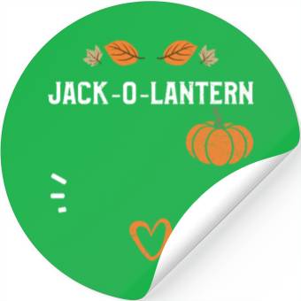 Discover Jack-O-Lantern - Pumpkin Stickers
