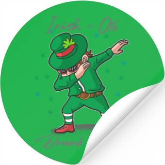 Discover Irish 0% Drunk 100% Stickers