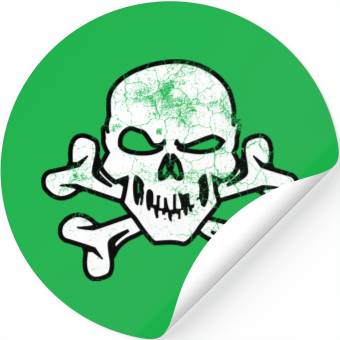 Discover Pirate Skull And Crossbones Stickers