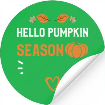 Discover Hello Pumpkin Season - Pumpkin Stickers
