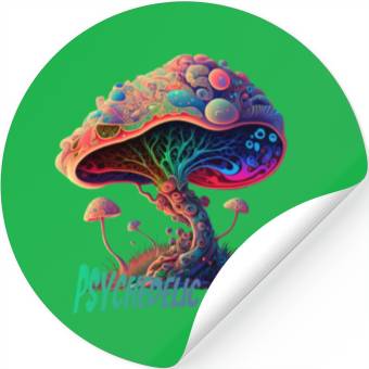 Discover Psychedelic Mushroom Stickers