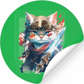 Discover Japanese Samurai Ninja Stickers