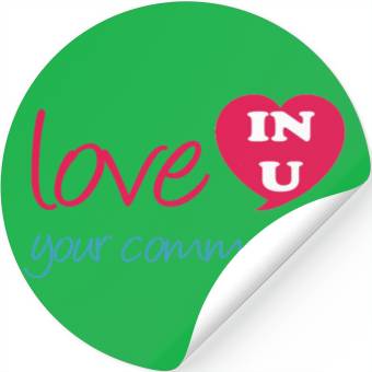 Discover love your community Stickers