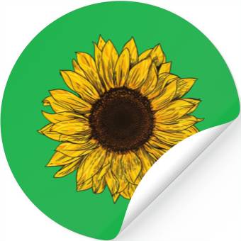 Discover Sunflower garden Stickers