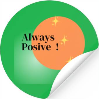 Discover positive attitude Stickers