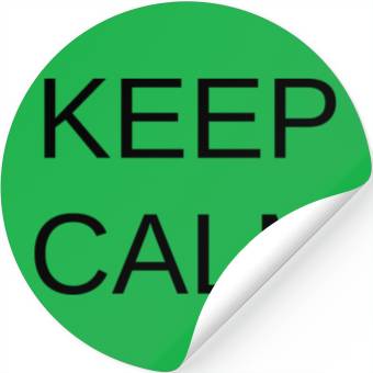 Discover Keep Calm Funny Meme Stickers