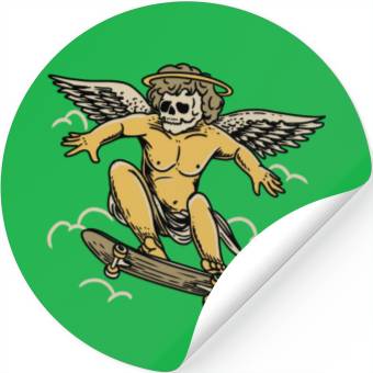 Discover Cupid Skateboard Stickers