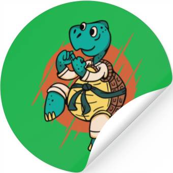 Discover Karate turtle Stickers