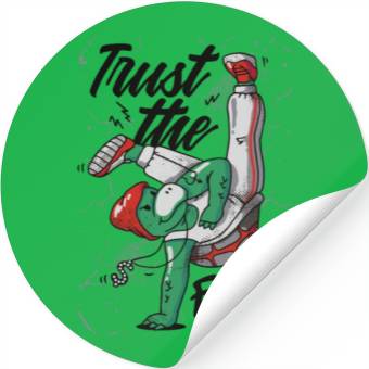 Discover Breakdancer Turtle Character Stickers