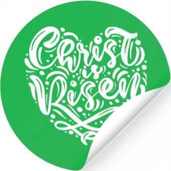 Discover He Is Risen Religious Easter Stickers
