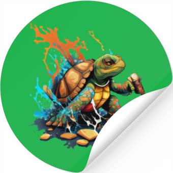 Discover Turtle game ps 5 2 Stickers